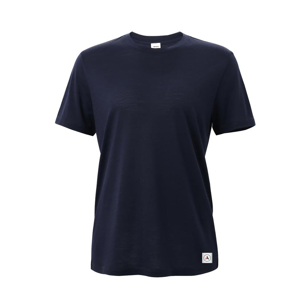 ATHLETIC ANNEX Women's Merino Short Sleeve - Midnight Sail - WMSS-423