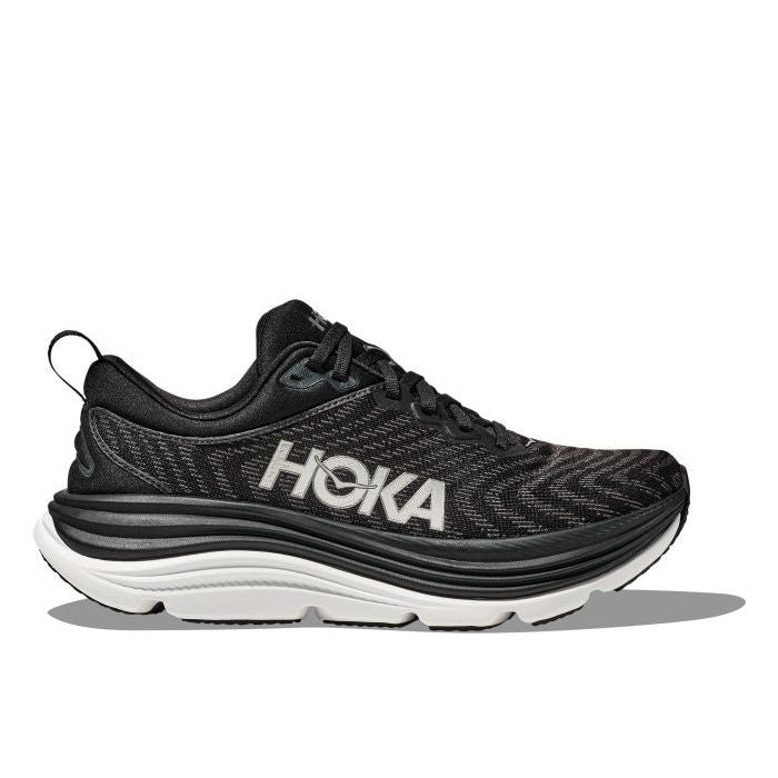 NEW HOKA men\'s gaviota 5 running shoes in black/white Hoka Gaviota 5 (Men main image 3