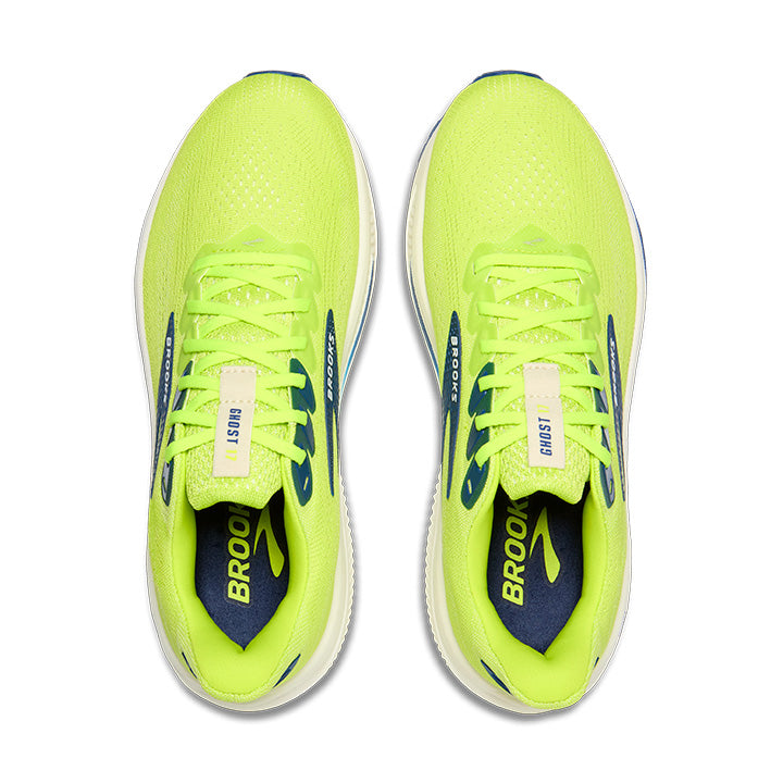 Brooks Ghost 17 | Acid Lime/Navy/White | Men display picture 3