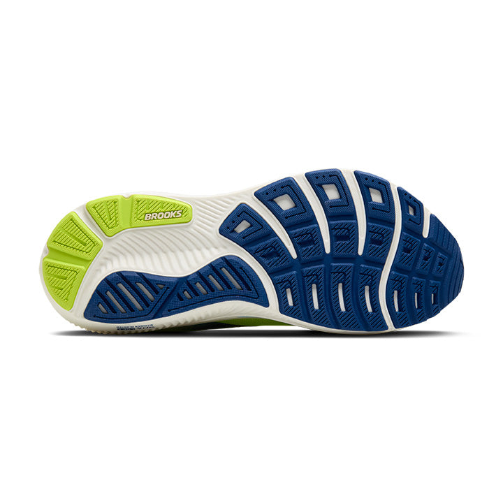 Brooks Ghost 17 Mens Running Shoes Acid Lime Navy White Sneakers Size 10.5 Brooks Men main image 2