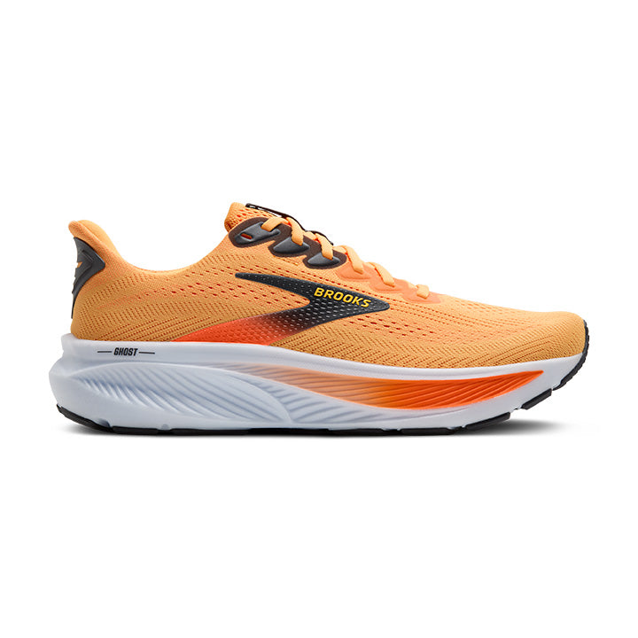 BROOKS M Ghost 17 - Blazing Orange/Yellow/Ebony - 1104421D865