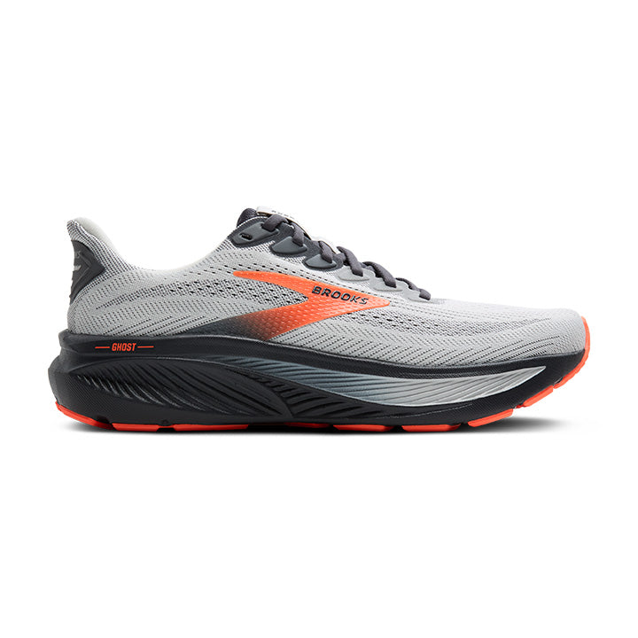 BROOKS M Ghost 17 - Oyster Mushroom/Orange/Ebony - 1104421B048