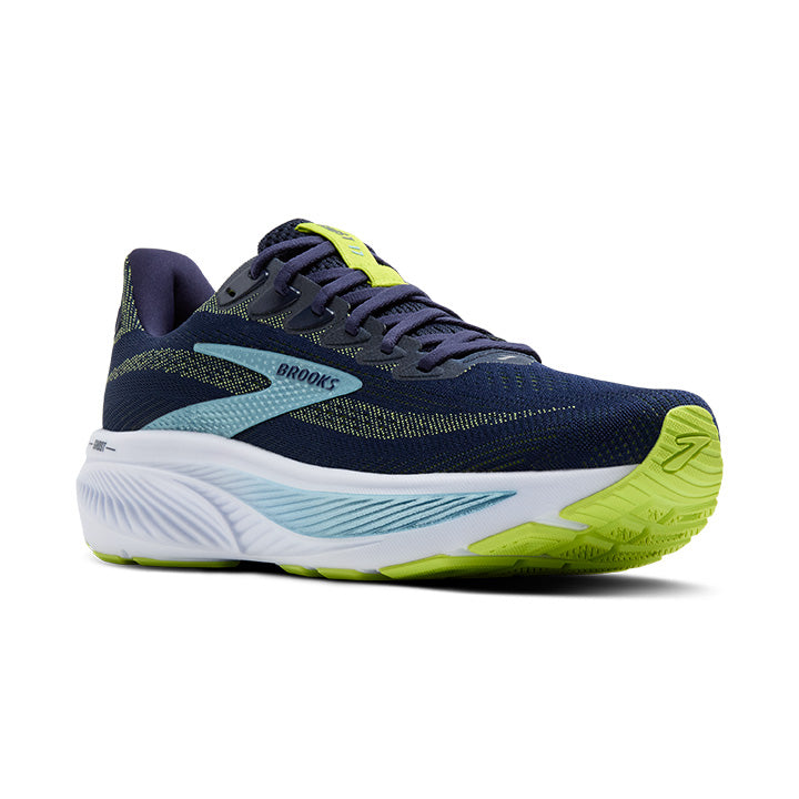 BROOKS M Ghost 17 - Peacoat/Lime/Blue - 1104421B414