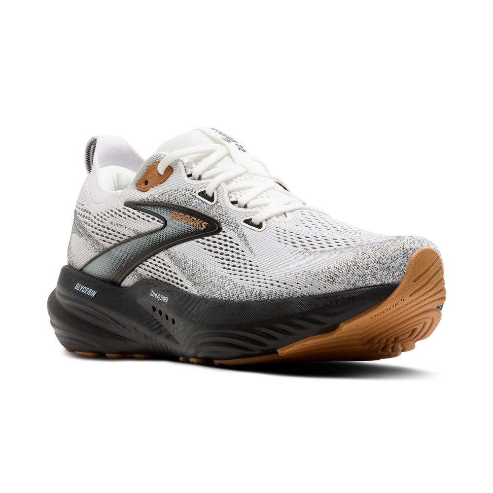 BROOKS M Glycerin 22 - White/Grey/Black - 1104451D135