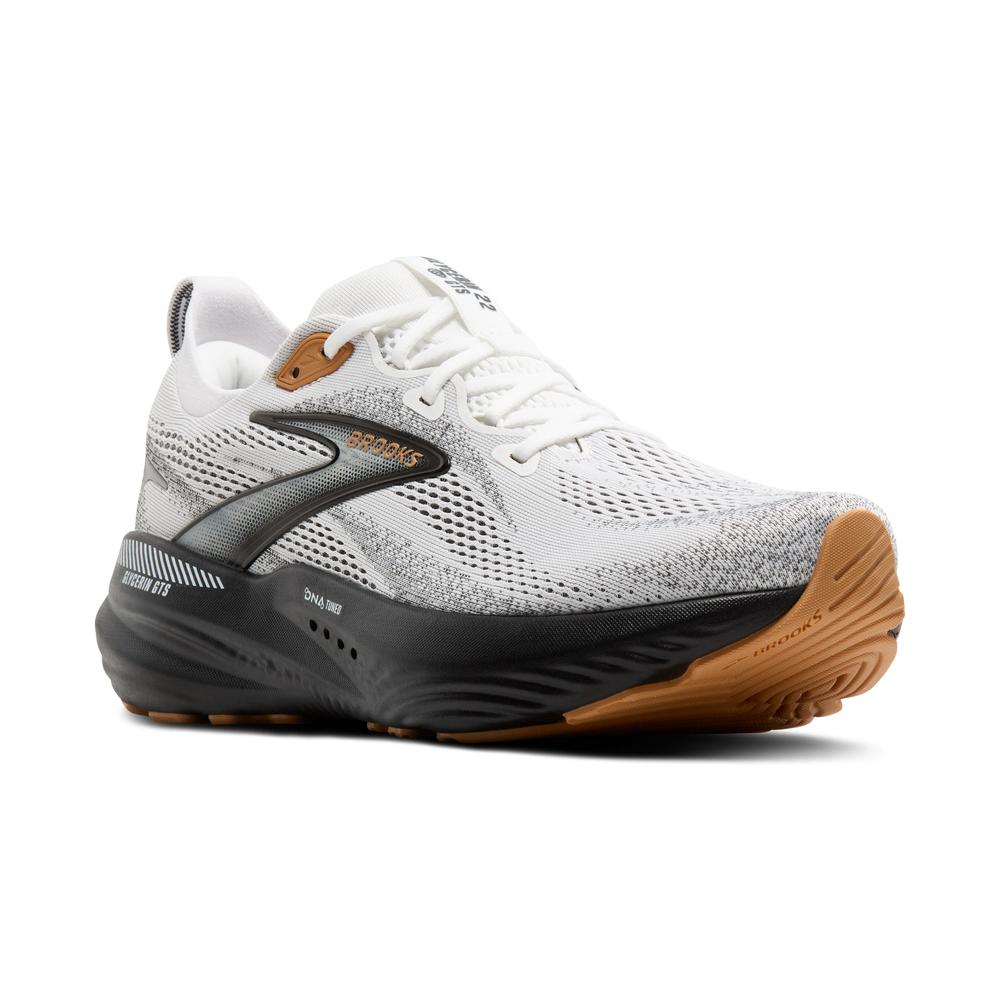BROOKS M Glycerin GTS 22 - White/Grey/Black - 1104461D135