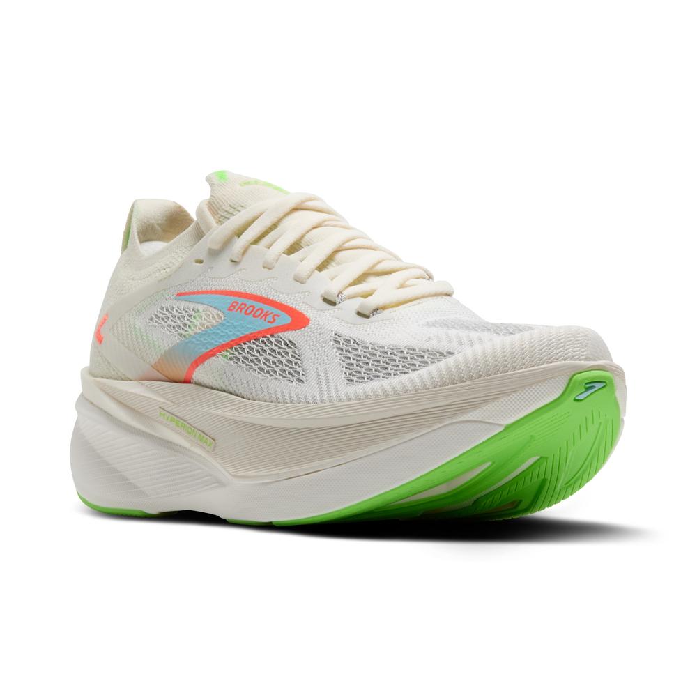BROOKS M Hyperion Max 3 - Coconut/Green Gecko/Pink Clay - 1104671D182
