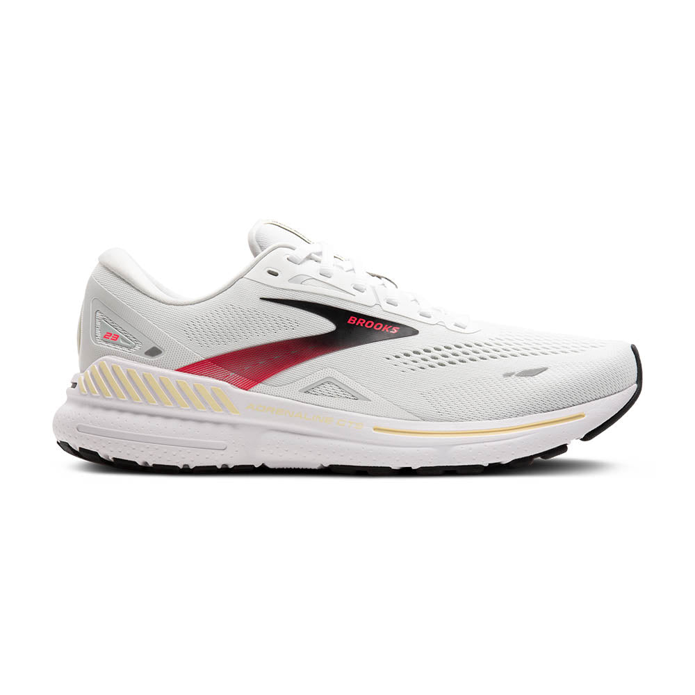 BROOKS Men's Adrenaline GTS 23 White/Cream/Pink - 1103911D115