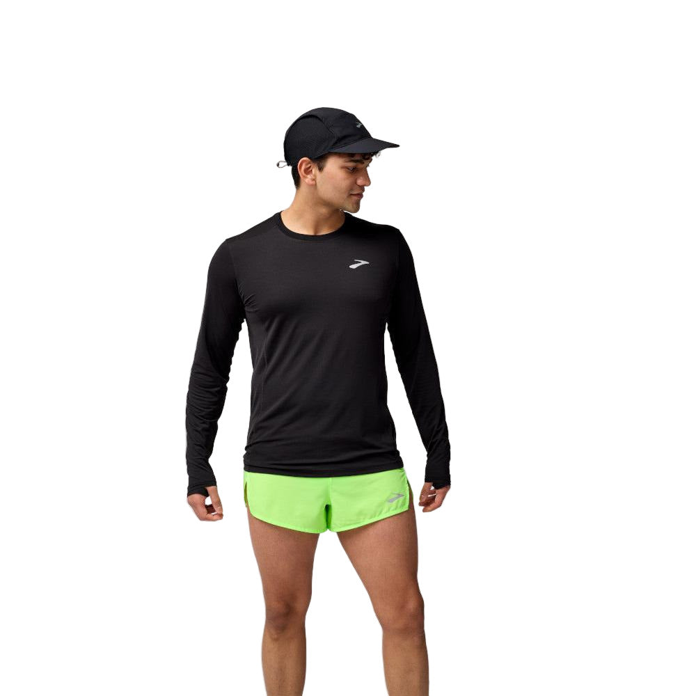 BROOKS Men's Atmosphere Long Sleeve 3.0 Black - 211537-001