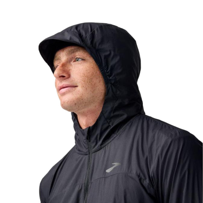 ウォーキング・ランニングウェア BROOKS Canopy Packable Jacket Brooks Canopy Packable Jacket | Men's Water-Resistant Jacket