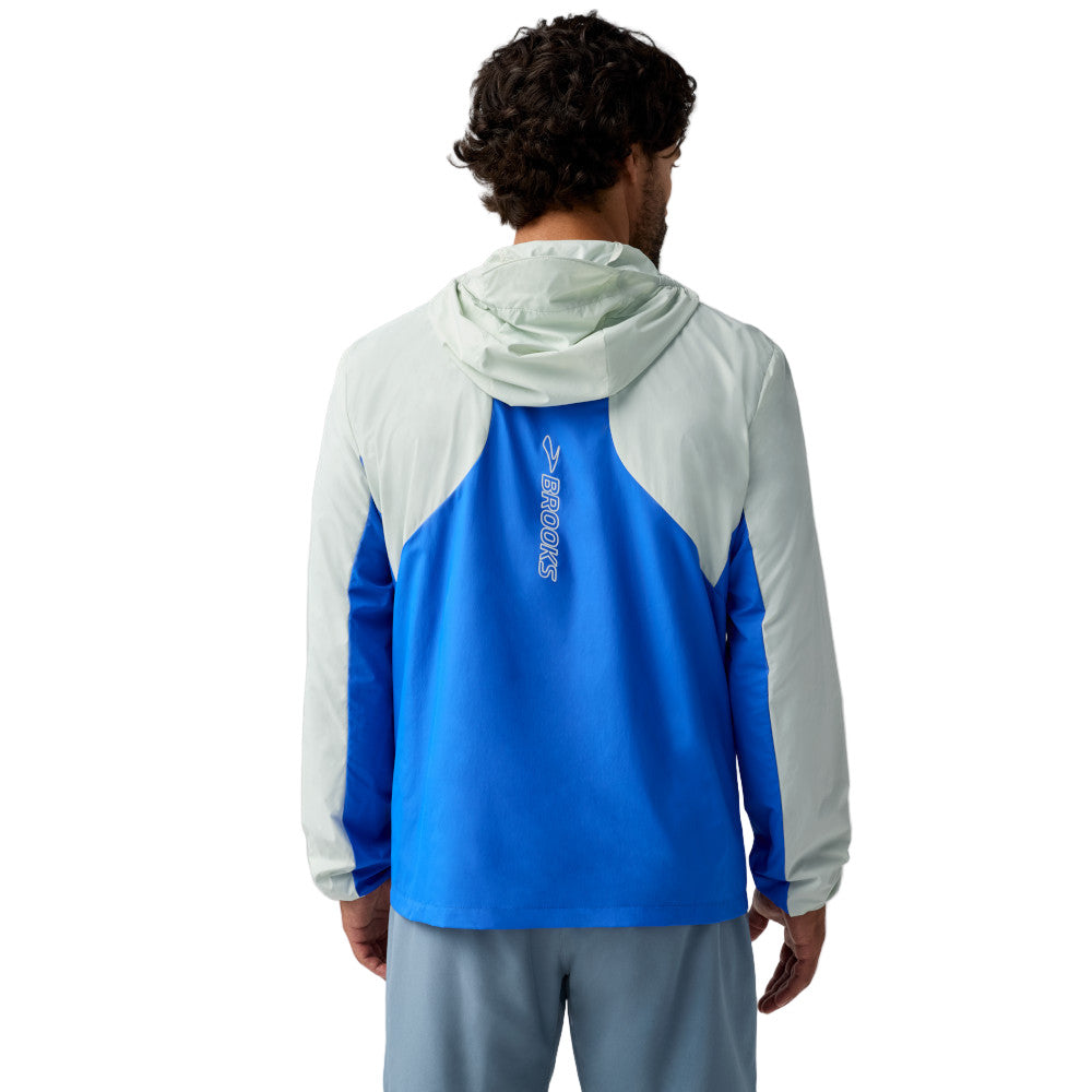 BROOKS Men's Canopy Packable Jacket Neo Blue/Smoke - 211564-420