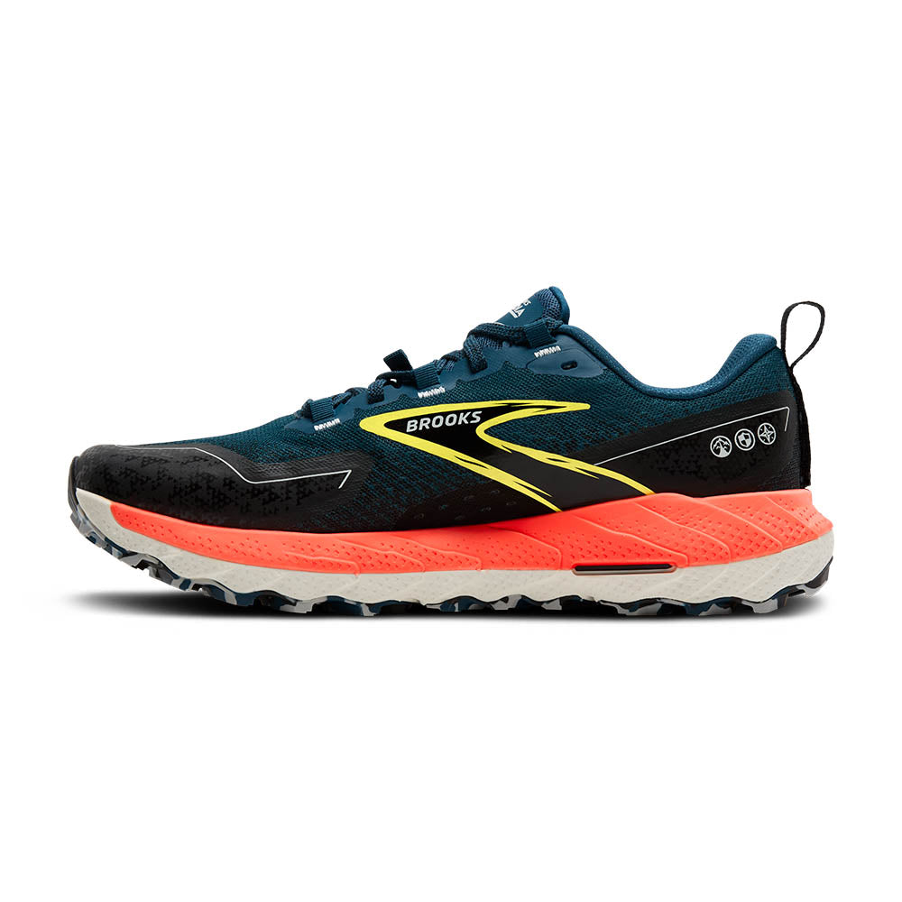BROOKS Men's Cascadia 18 Legion Blue/Black/Flame - 1104261D482