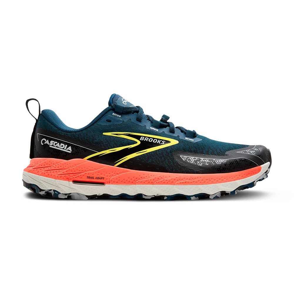 BROOKS Men's Cascadia 18 Legion Blue/Black/Flame - 1104261D482