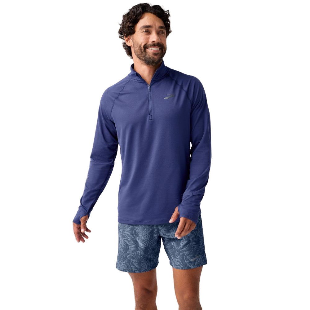 BROOKS Men's Dash 1/4 Zip 3.0 Midnight - 211565-450