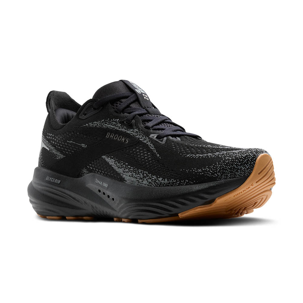 Brooks Glycerin 22 | Black/Primer Gray/Biscuit | Men's High
