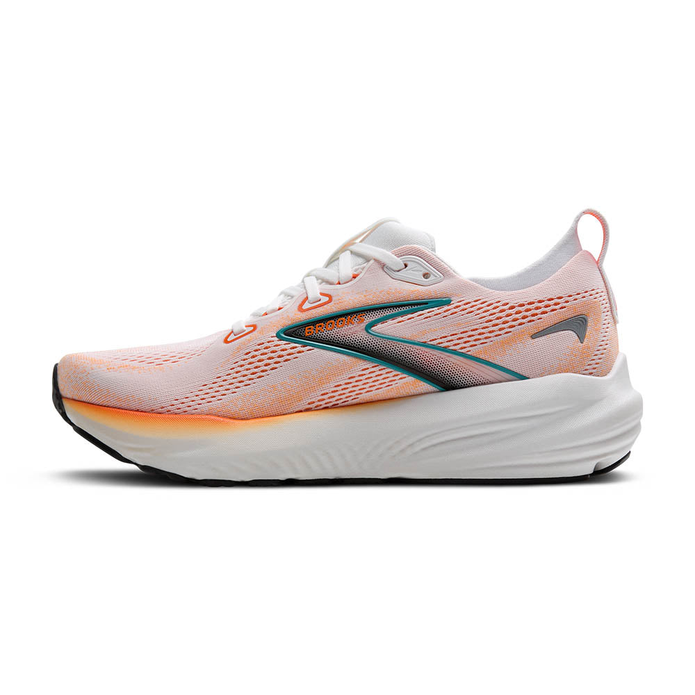 BROOKS Men's Glycerin 22 - White/Orange/Green Blue Slate - 1104451D186
