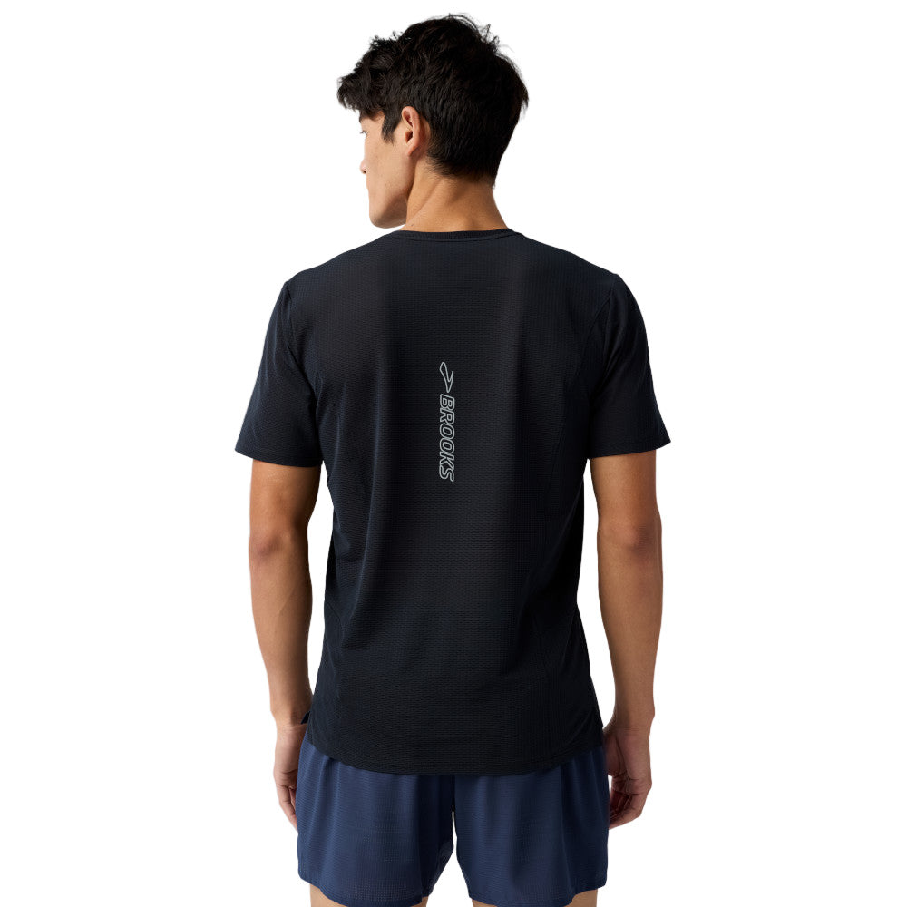 BROOKS Men's High Point Short Sleeve 2.0 Black - 211566-001