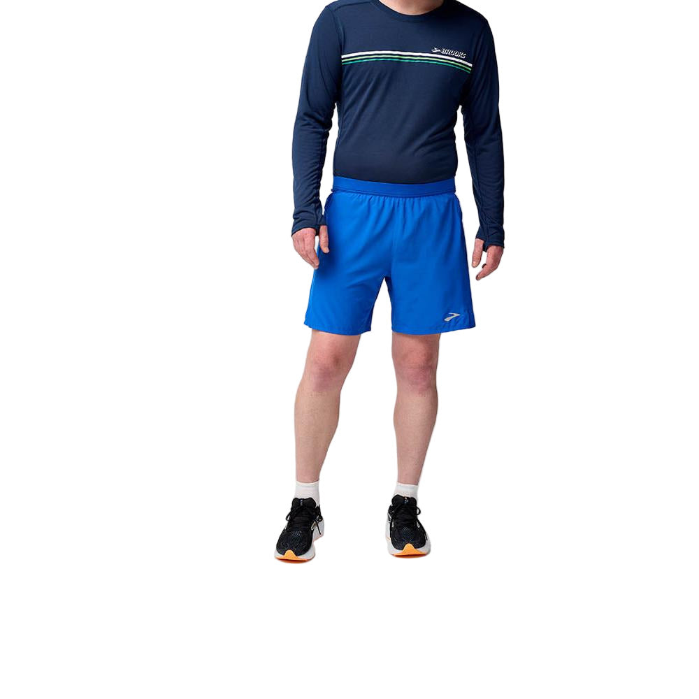 BROOKS Men's Journey 7" Short Neo Blue - 211544-448