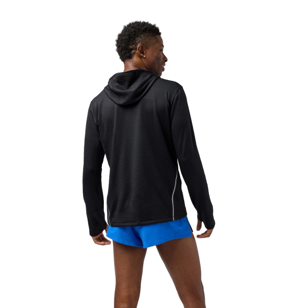 BROOKS Men's Notch Thermal Hoodie 3.0 Black - 211569-001