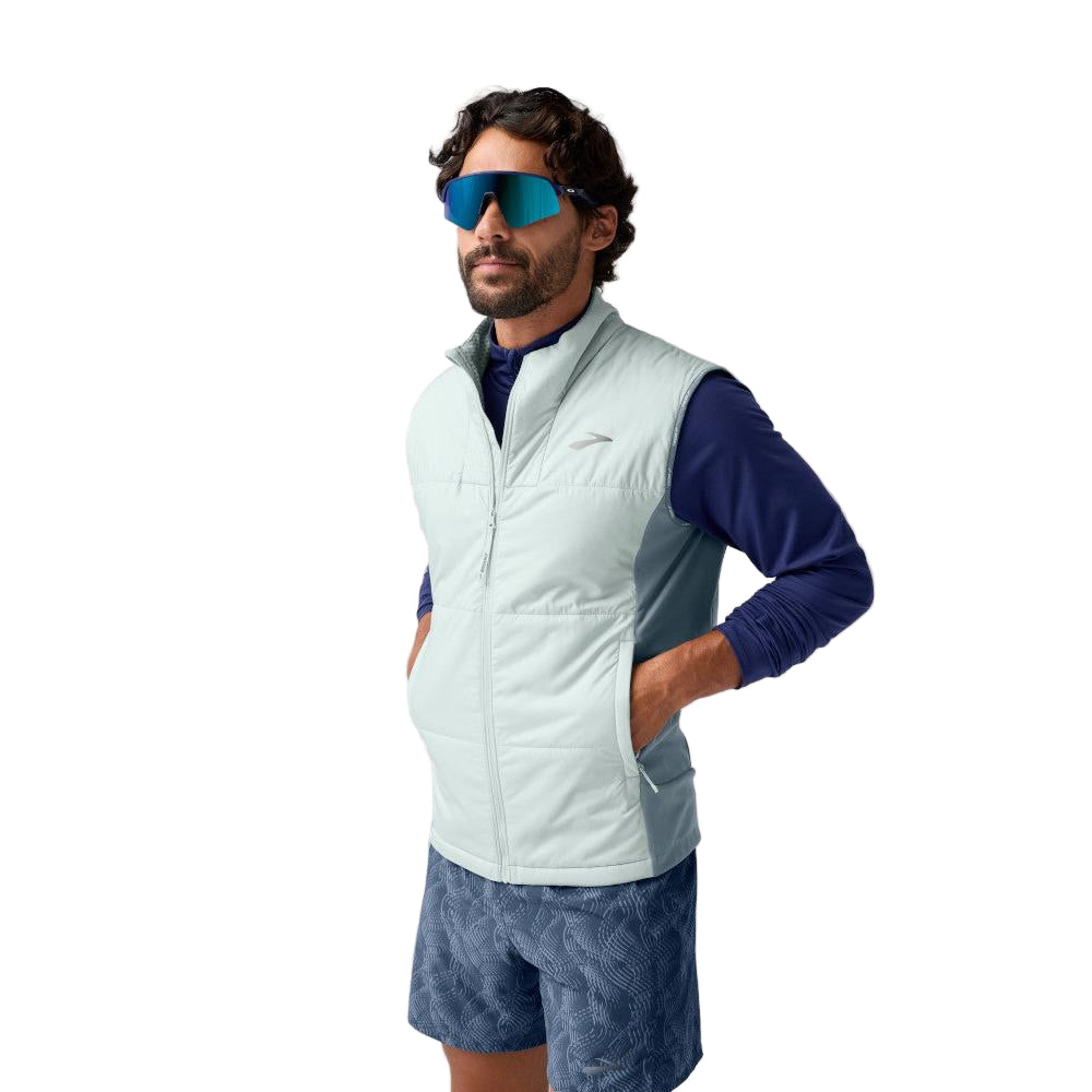 BROOKS Men's Shield Hybrid Vest 3.0 Smoke/Storm - 211525-183