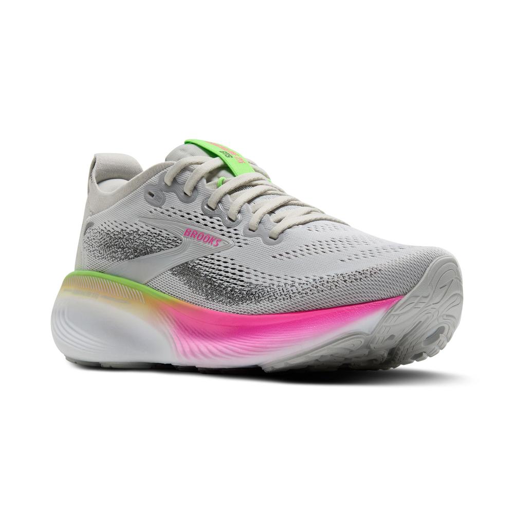 BROOKS W Adrenaline GTS 25 -, Oyster/Pink/Green - 1204431B053