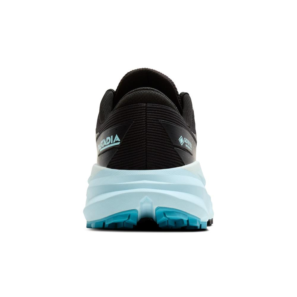 Brooks Cascadia 19 GTX | Black/Ebony/Blue Flower | Women's