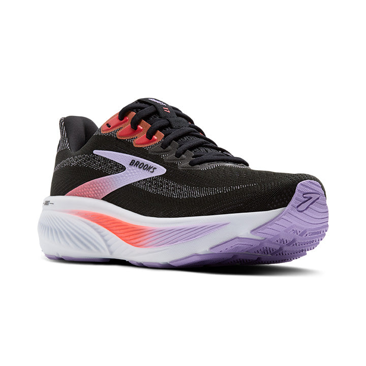BROOKS W Ghost 17 - Black/Purple/Coral - 1204311B080