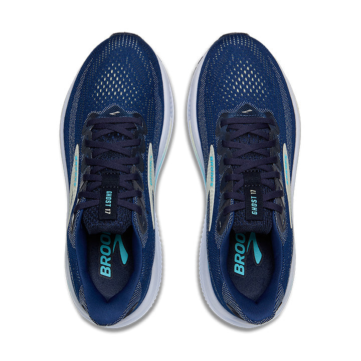 Brooks Ghost 17 | Navy/Green/Turquoise | Women's Running and