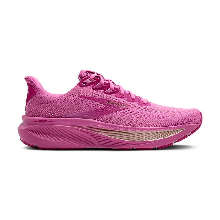 BROOKS W Ghost 17 - Pink/Fuchsia/Gold - 1204311B648