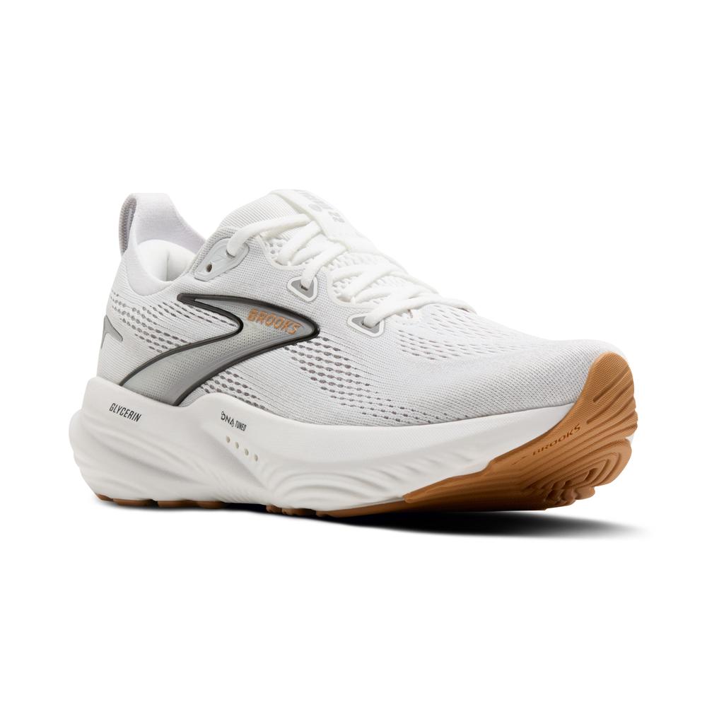 BROOKS W Glycerin 22 - White/Grey/Black - 1204341B135