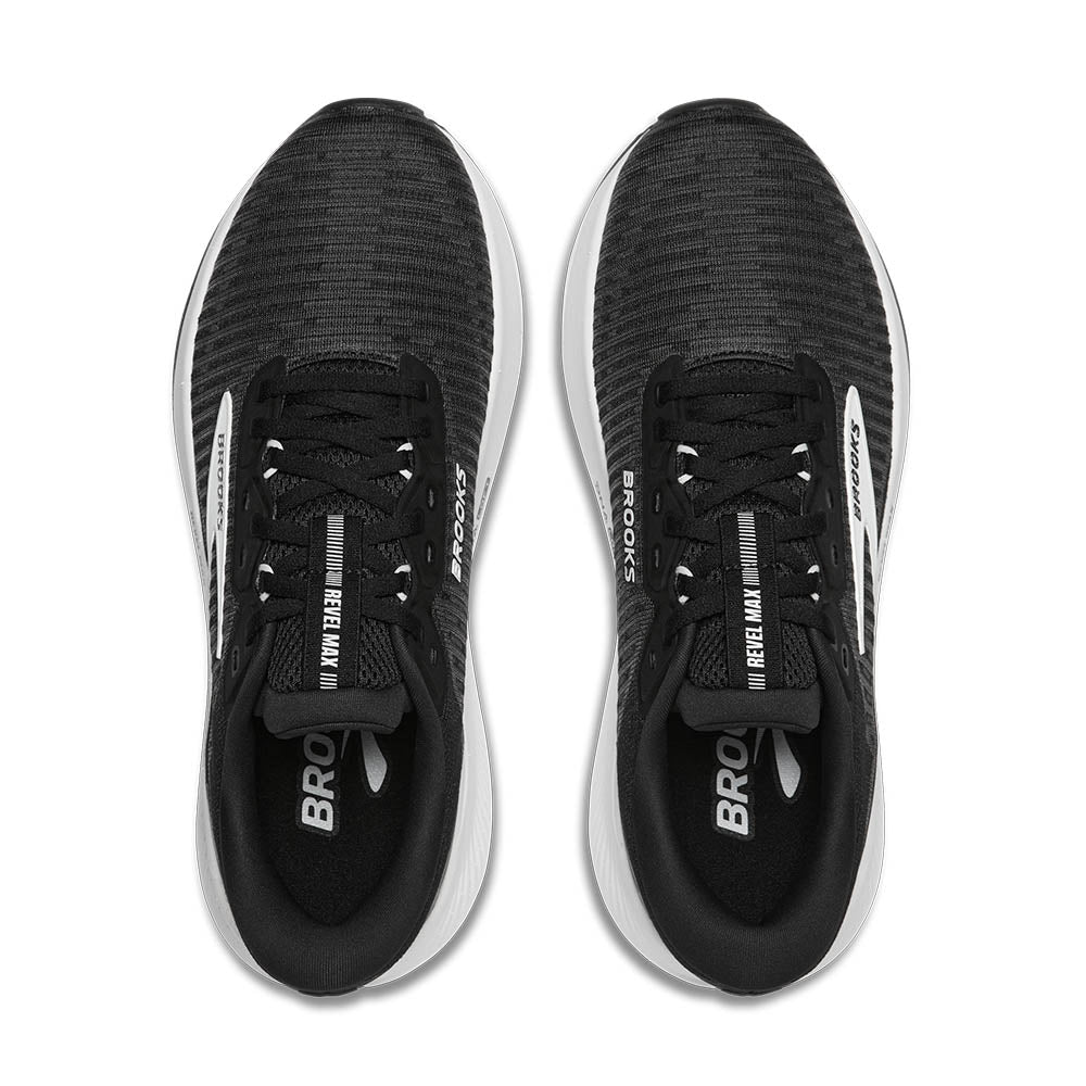 BROOKS Revel Max | Black/White | Women's Running & Walking Shoes