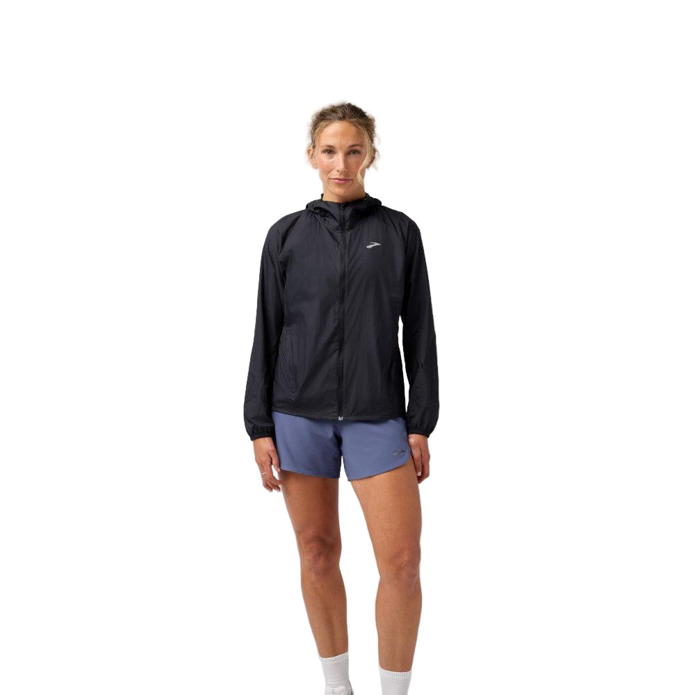 BROOKS Women's Canopy Packable Jacket Black - 221732-052