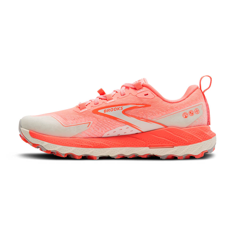 BROOKS Women's Cascadia 18 Ember/Blue Wash/Flame - 1204161B690