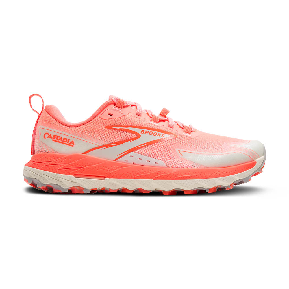 BROOKS Women's Cascadia 18 Ember/Blue Wash/Flame - 1204161B690