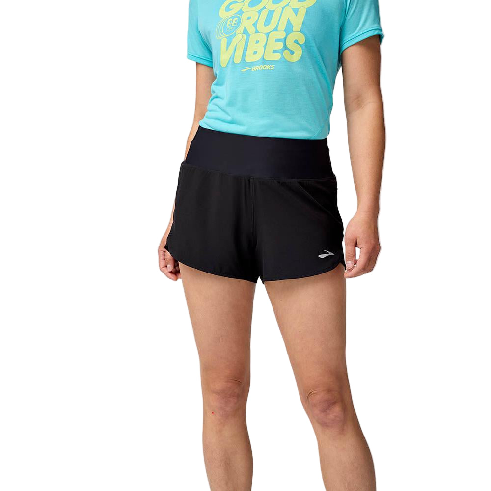 BROOKS Women's Chaser 3" Short 2.0 Black - 221705-001