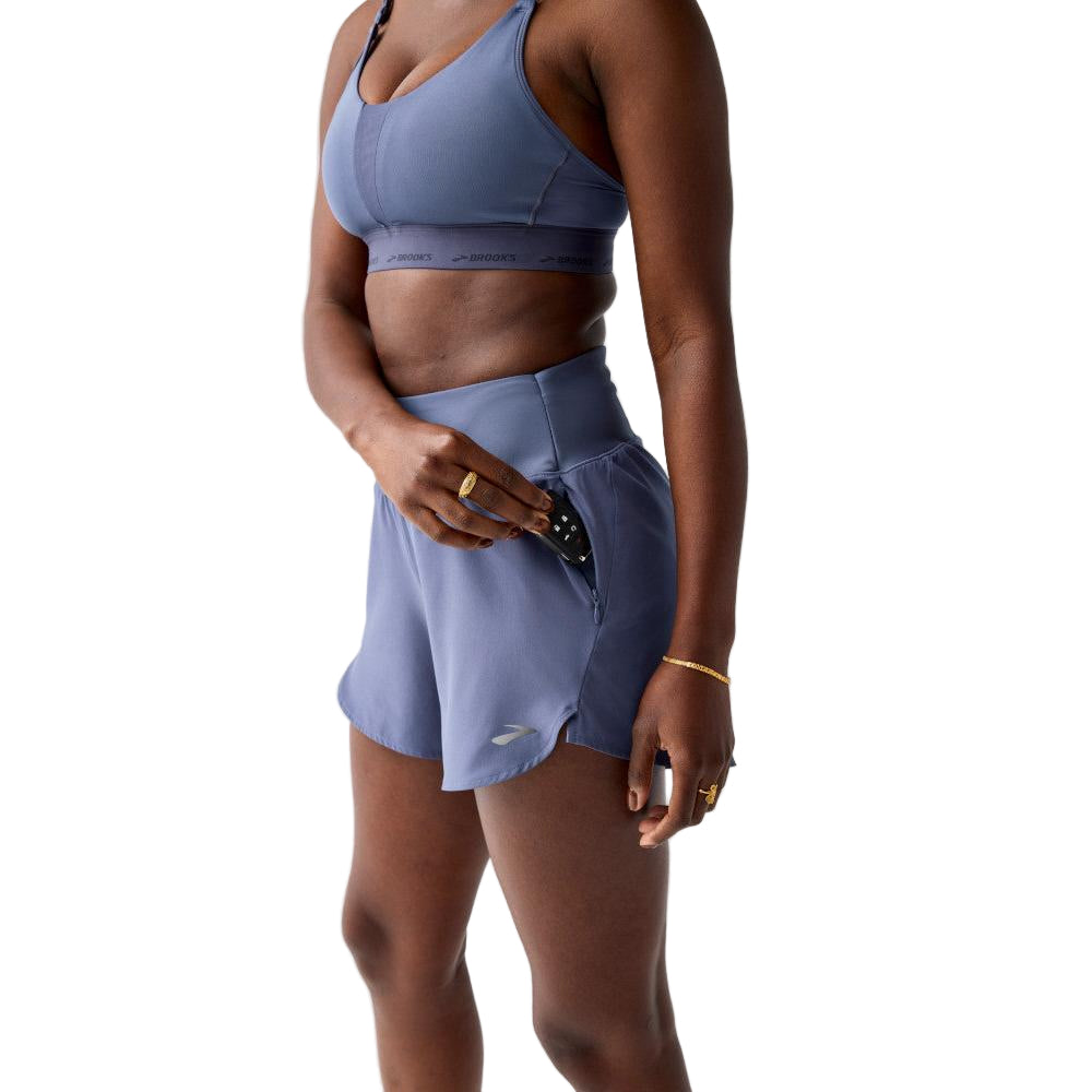 BROOKS Women's Chaser 5" Short 2.0 Nightshadow - 221707-414