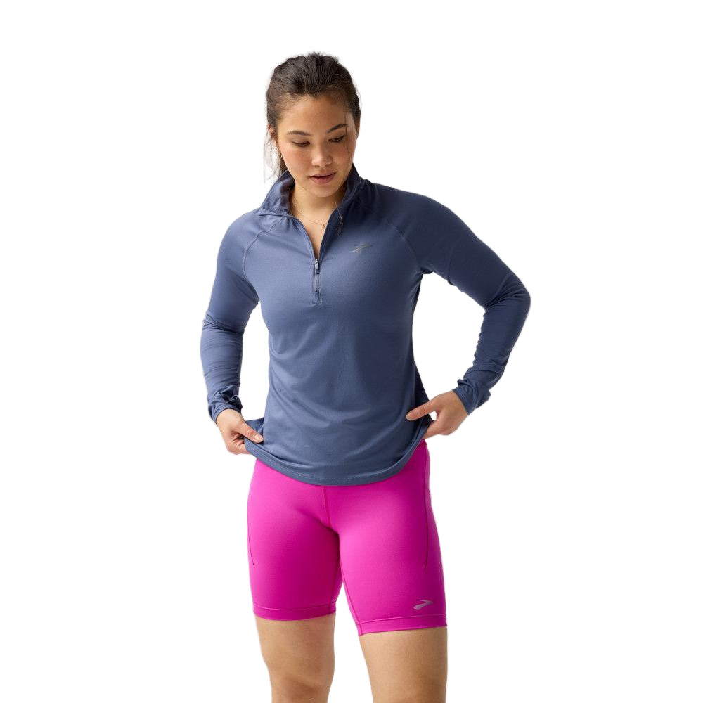 BROOKS Women's Dash 1/2 Zip 3.0 Nightshadow - 221733-414