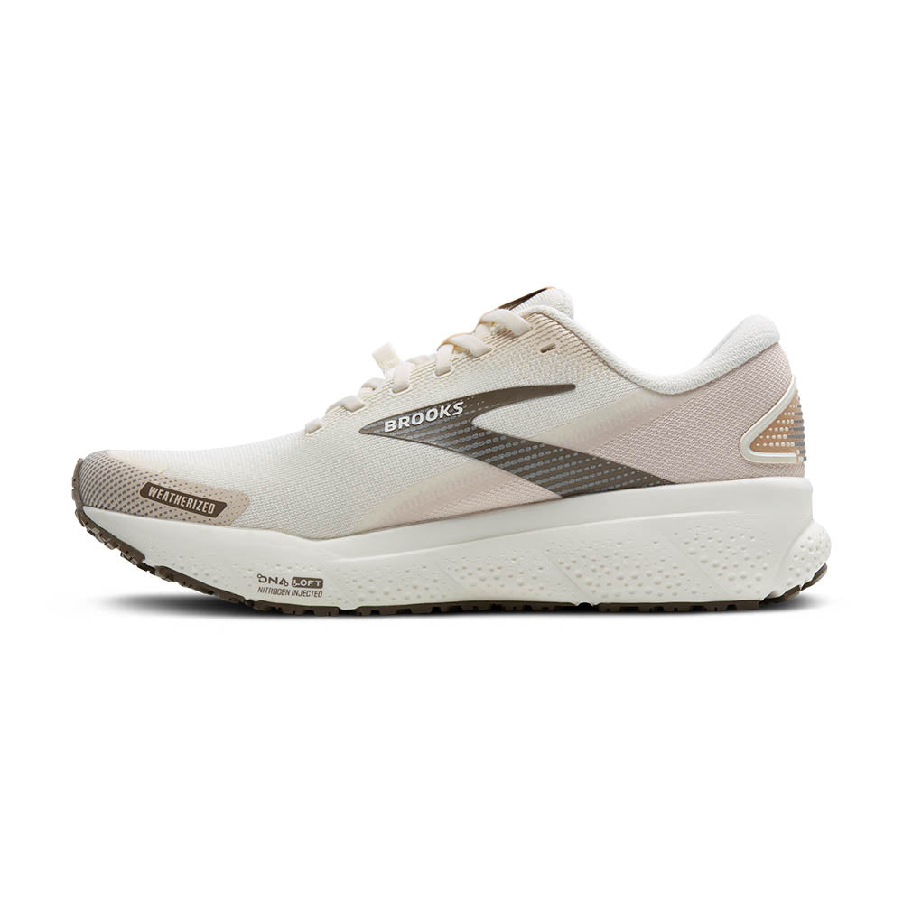 BROOKS Women's Ghost 16 Weatherized Almond Peach/Coconut/Falcon - 1204251B184