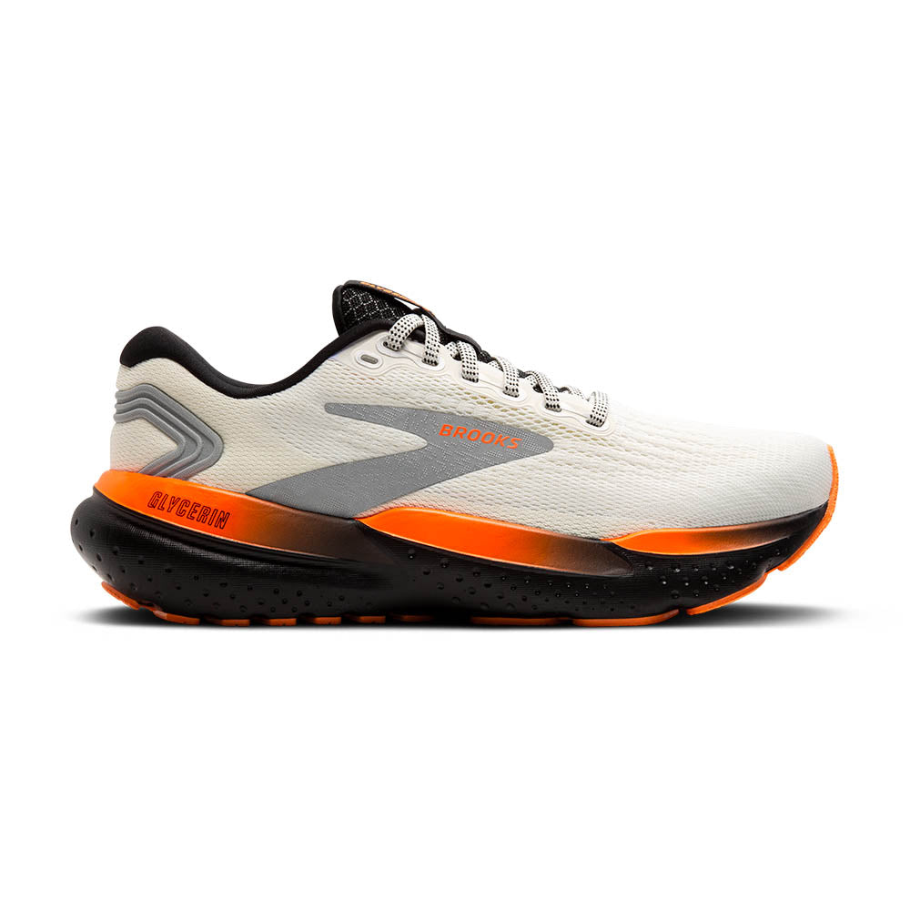 BROOKS Women's Glycerin 21 Ecru/Orange/Black - 1204081B157