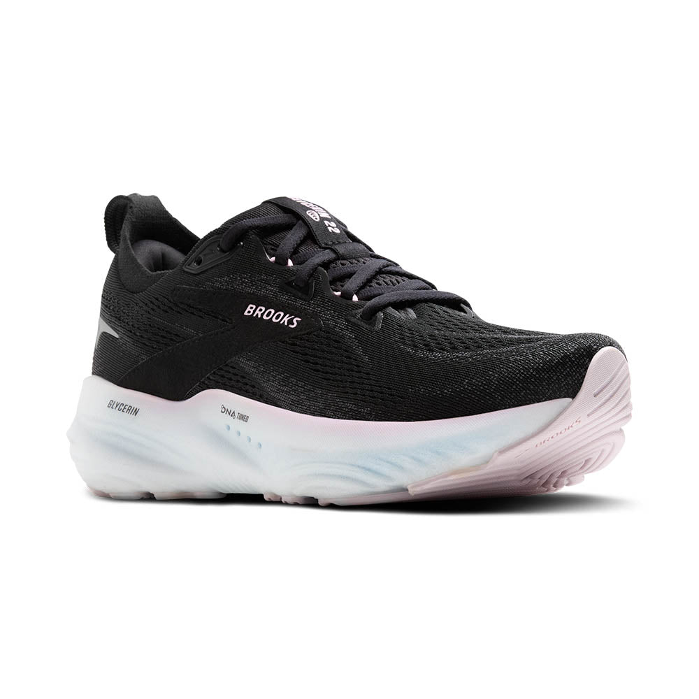 Brooks Glycerin 22 | Black/Orchid Ice/White | Women's High-Cushion