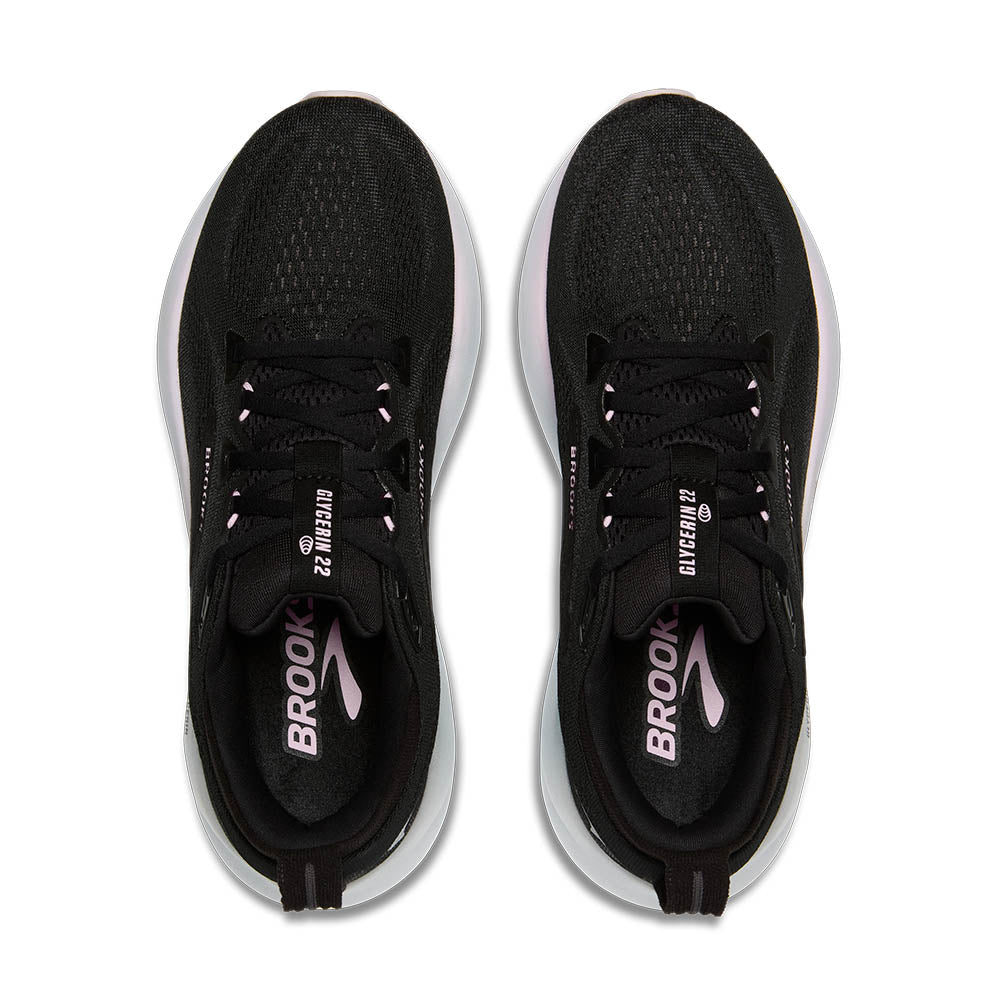 Brooks Glycerin 22 | Black/Orchid Ice/White | Women's High-Cushion
