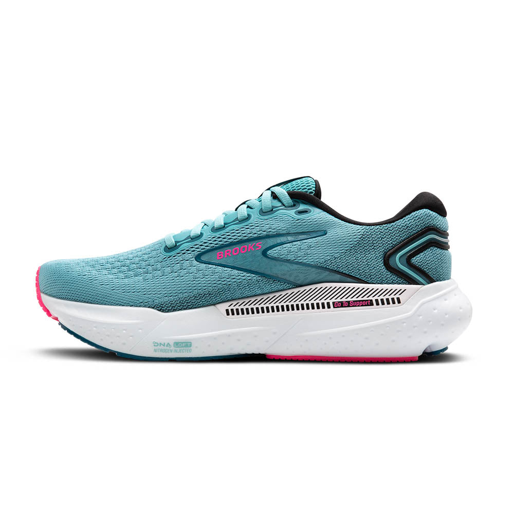 BROOKS Women's Glycerin GTS 21 Moroccan Blue/Aqua/Pink - 1204091B497