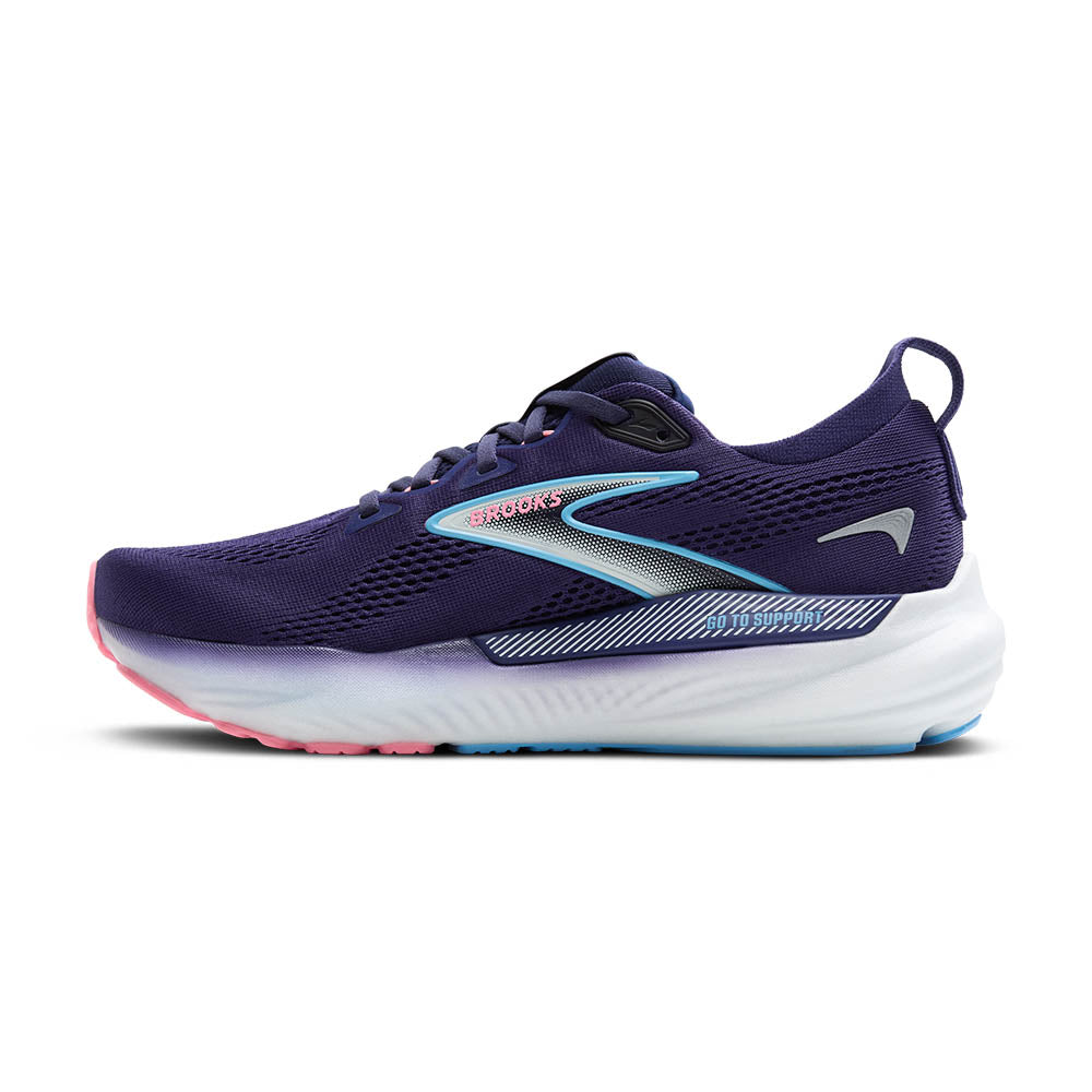 BROOKS Women's Glycerin GTS 22 - Blue Ribbon/Peacoat/Dianthus - 1204351B429