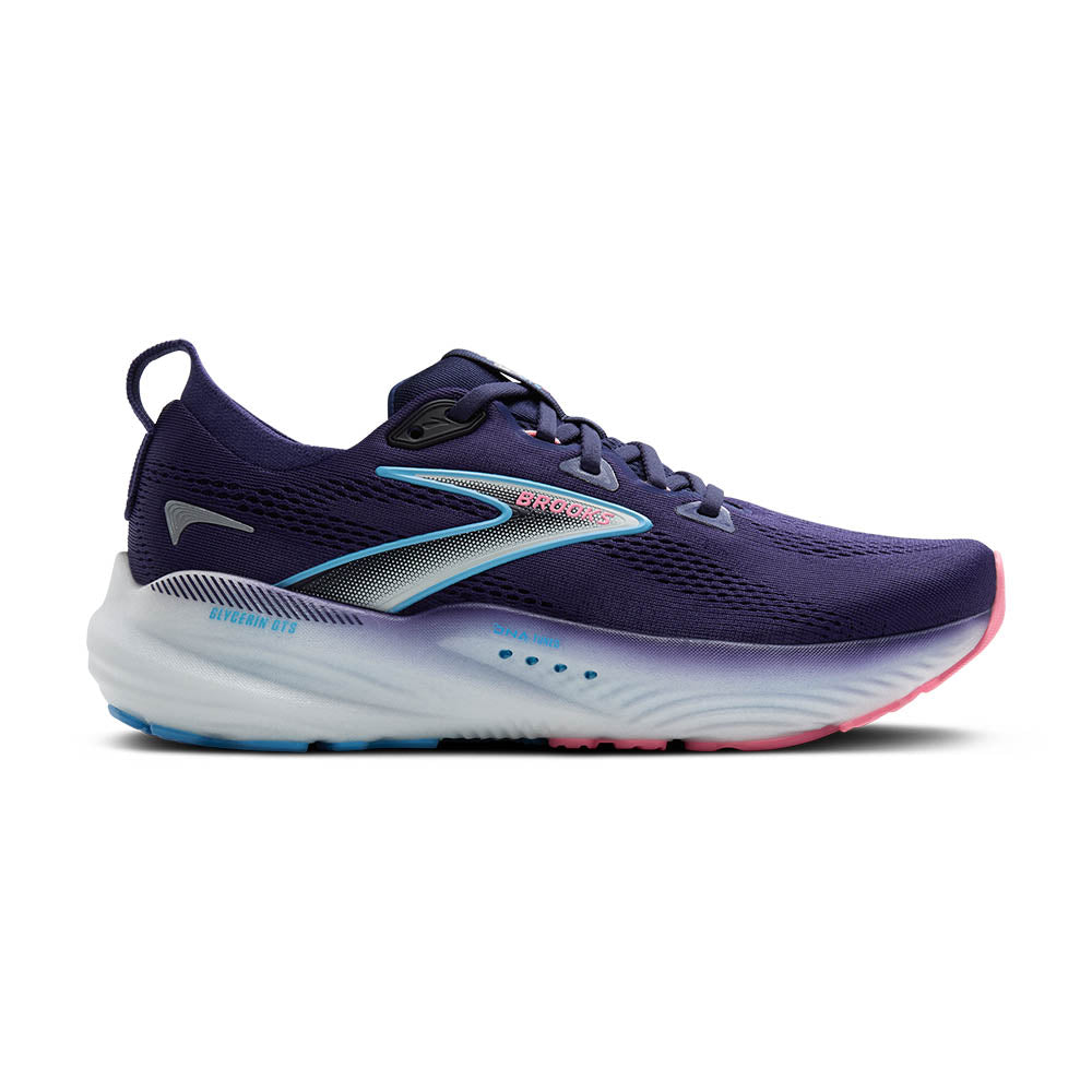 BROOKS Women's Glycerin GTS 22 - Blue Ribbon/Peacoat/Dianthus - 1204351B429