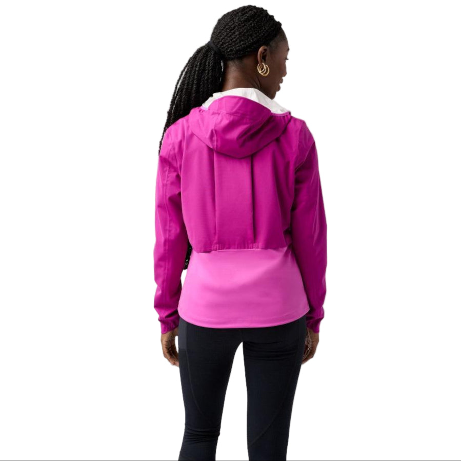 BROOKS Women's High Point Waterproof Jacket 2.0 Dk Fuchsia/Fuchsia - 221710-514