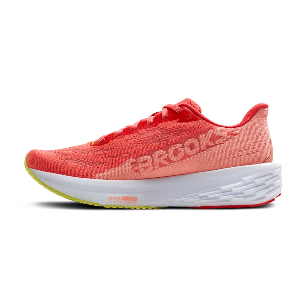 BROOKS Women's Launch 11 - Coral/Primrose/White - 1204391B603