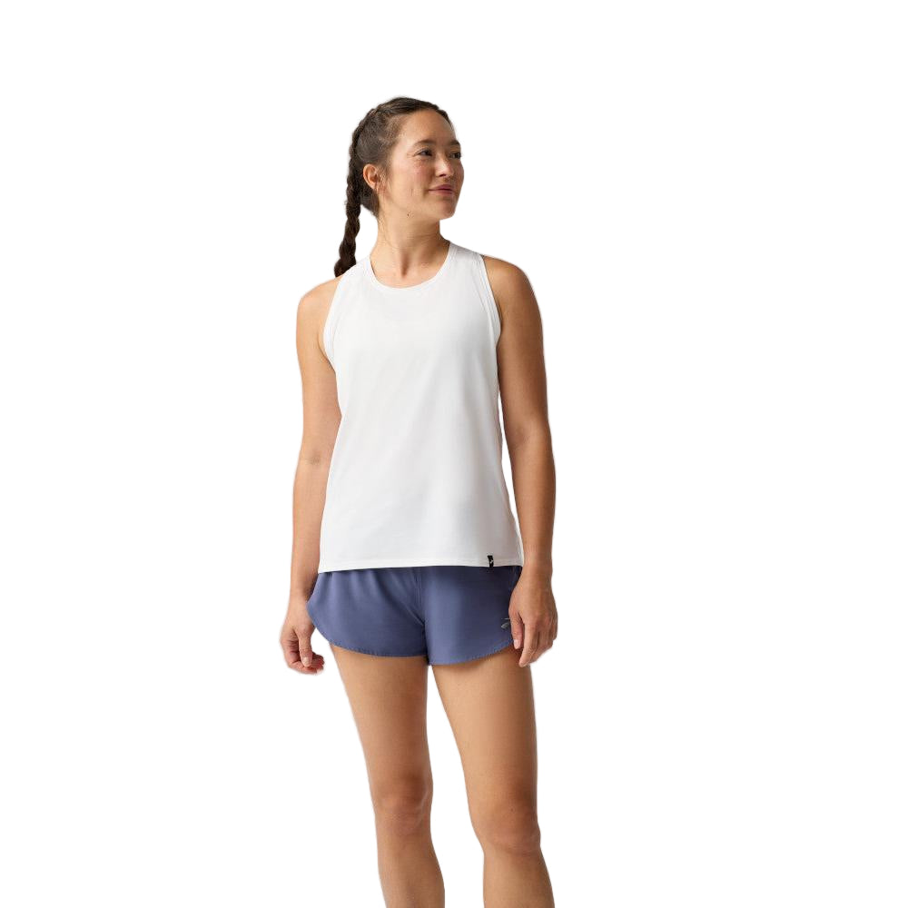 BROOKS Women's Luxe Tank White - 221660-100