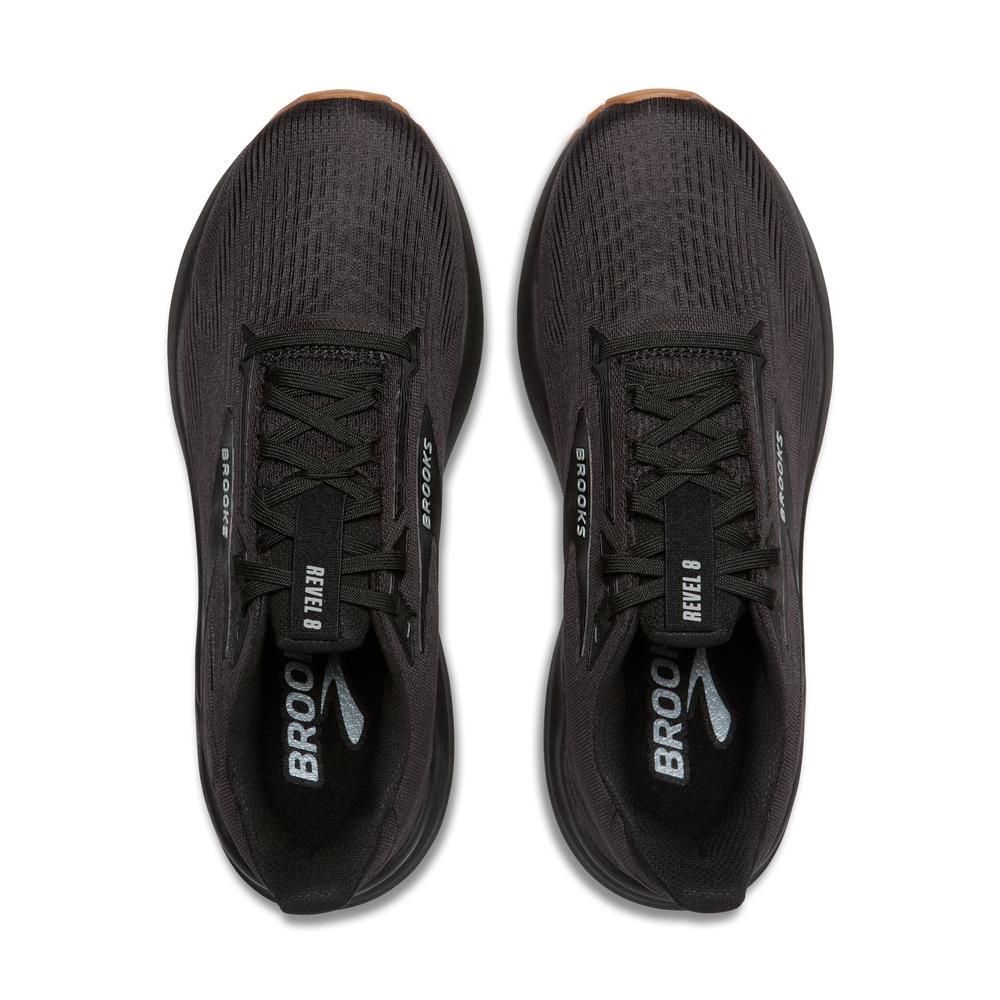 Brooks Revel 8 | Black/Black | Women's Everyday Running and