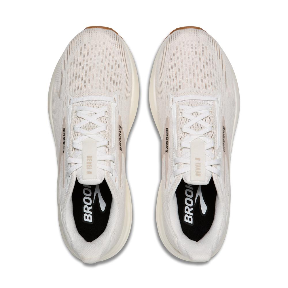 Brooks Revel 8 | White/Chateau/Grey | Women's Everyday Running and