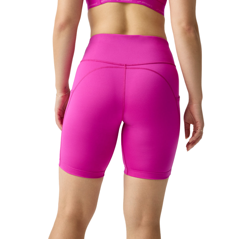 BROOKS Women's Spark 8” Short Tight Magenta - 221662-588
