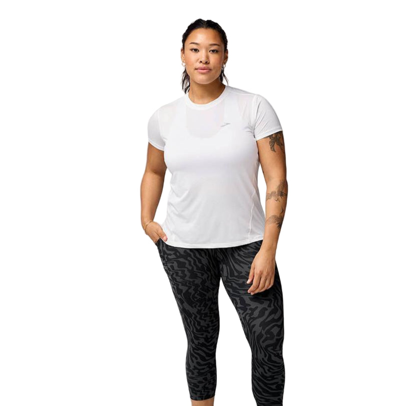 BROOKS Women's Sprint Free Short Sleeve 3.0 White - 221712-100